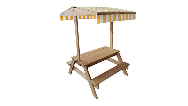 Green Spider "Browns Bay" Sand & Water Play Table w/ Sunshade
