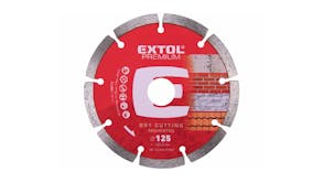 Extol Diamond Wet Cutting Disk Segmented 125mm