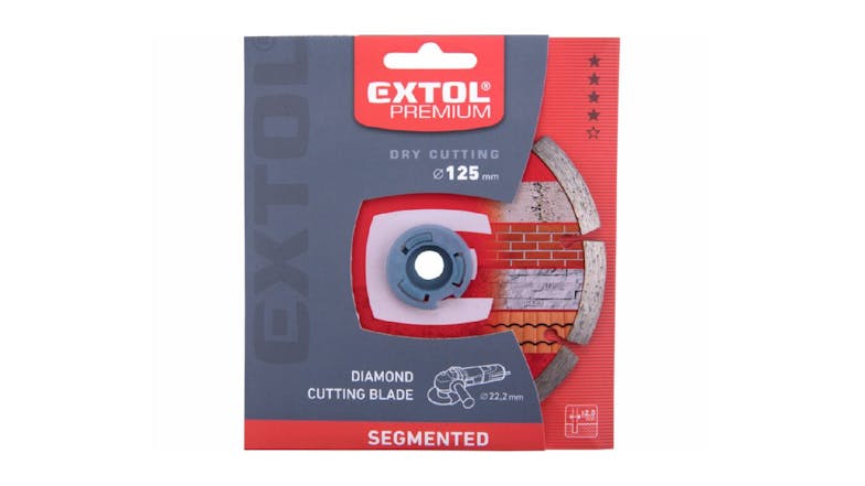 Extol Diamond Wet Cutting Disk Segmented 125mm
