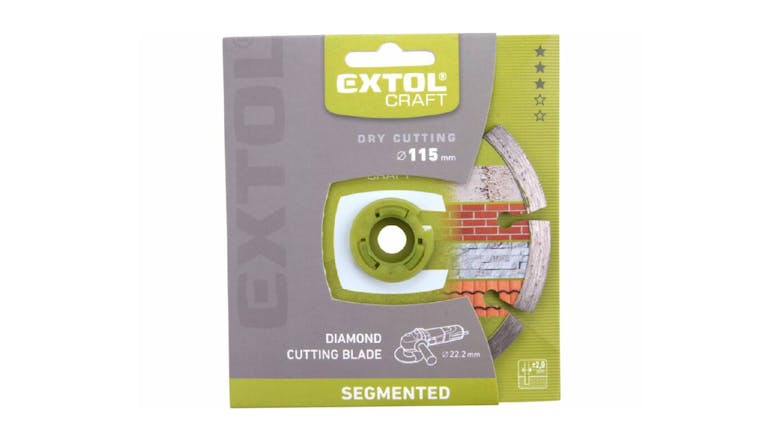 Extol Diamond Dry Cutting Disk Segmented 115mm