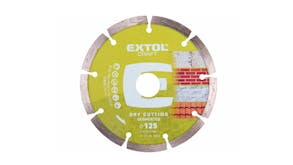 Extol Diamond Dry Cutting Disk Segmented 125mm