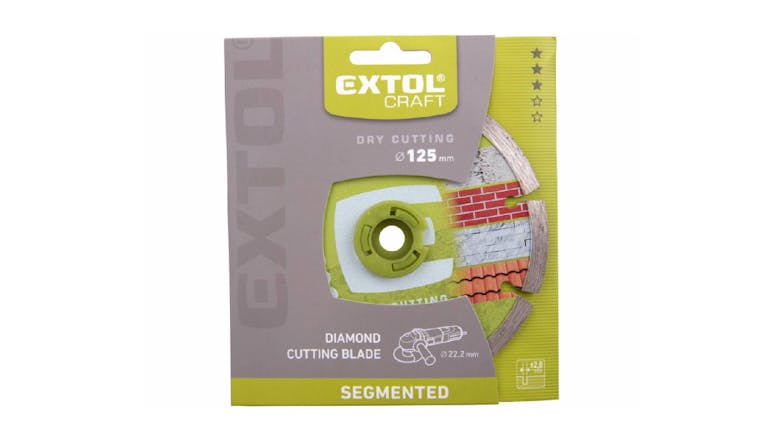 Extol Diamond Dry Cutting Disk Segmented 125mm