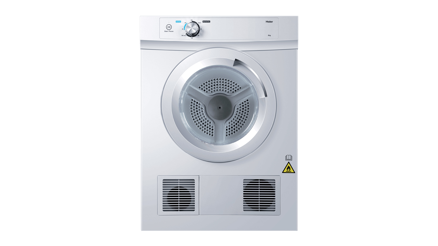 Haier 4kg Sensor Vented Dryer with 3 Programs - White (HDV40A1)