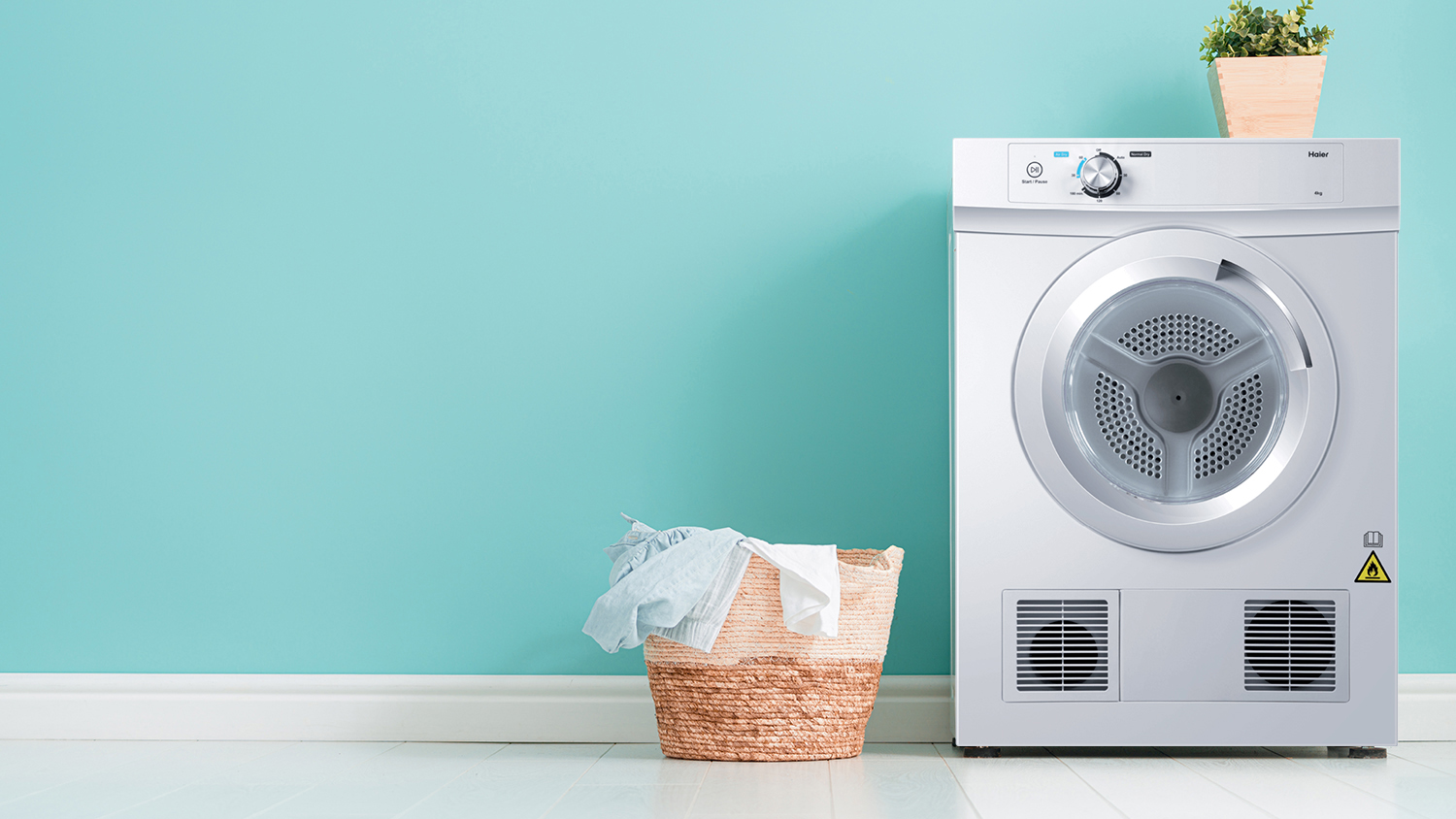 Haier 4kg Sensor Vented Dryer with 3 Programs - White (HDV40A1)