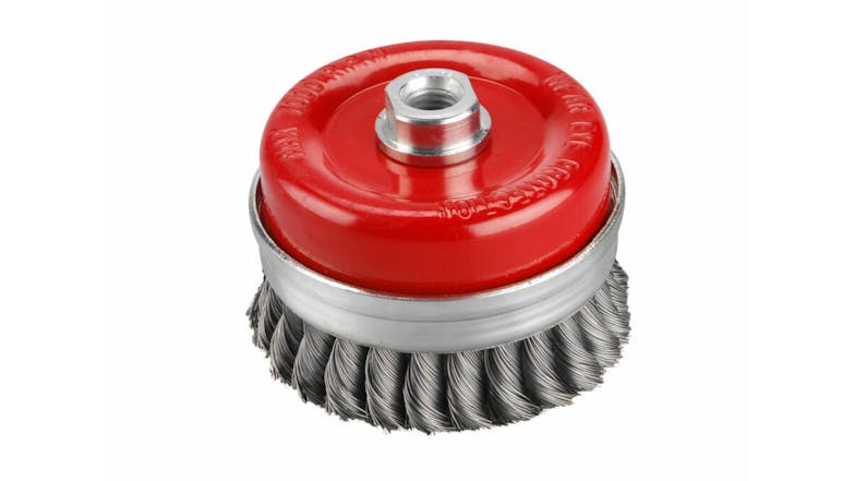 Extol Braided Steel Grinding Cup Brush 100mm