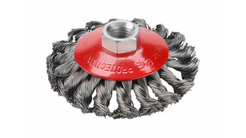 Extol Braided Steel Grinding Bowl Brush 100mm