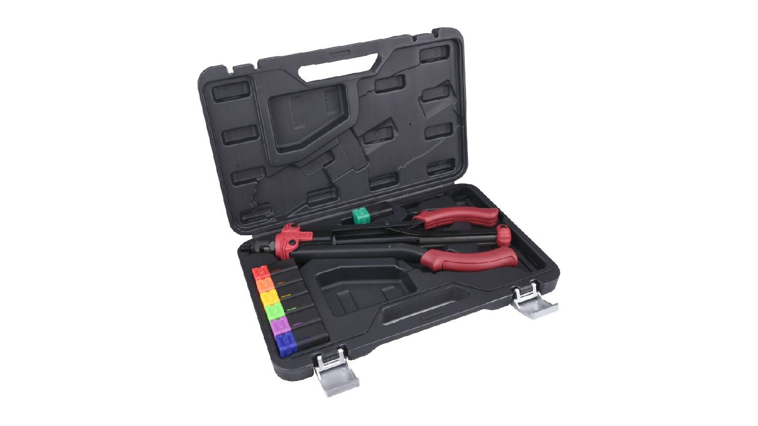 Fortum Long-Arm Rivnut Instillation Tool w/ Quick-Release Nut M3 - M12 390mm