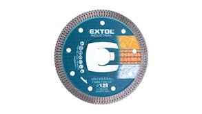 Extol Diamond Wet & Dry Turbo Thin Cutting Disk 125mm