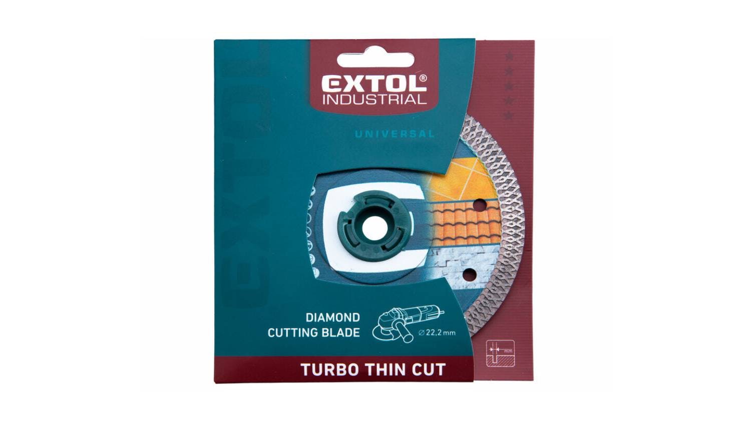 Extol Diamond Wet & Dry Turbo Thin Cutting Disk 150mm