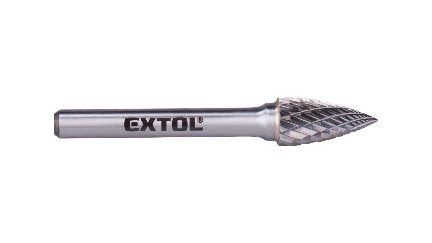 Extol Carbide Burr 10 x 20mm - Pointed Tree