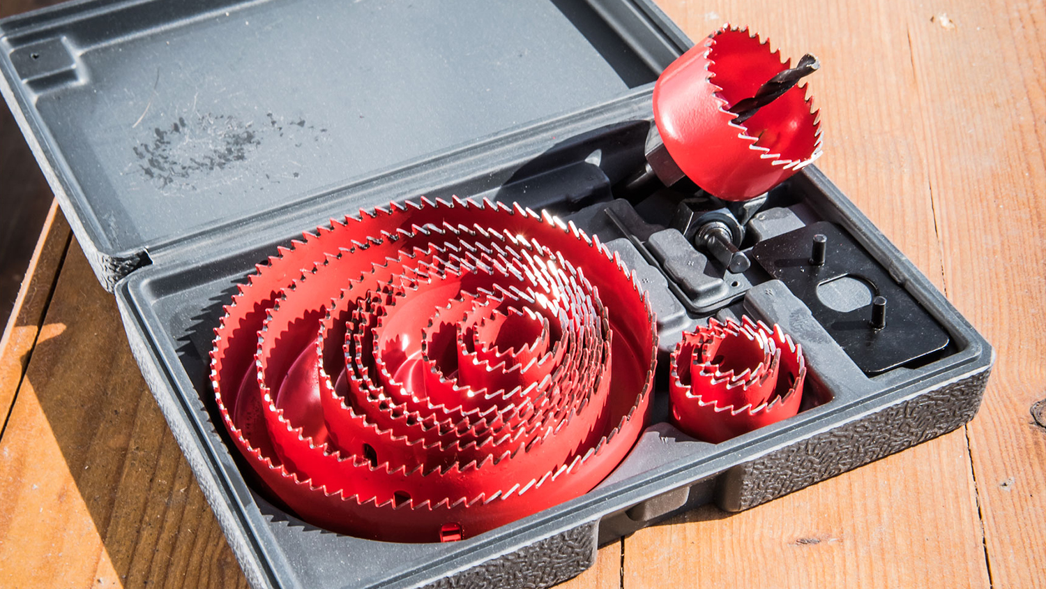 Extol Carbon Steel Hole Saw Set 17pcs.