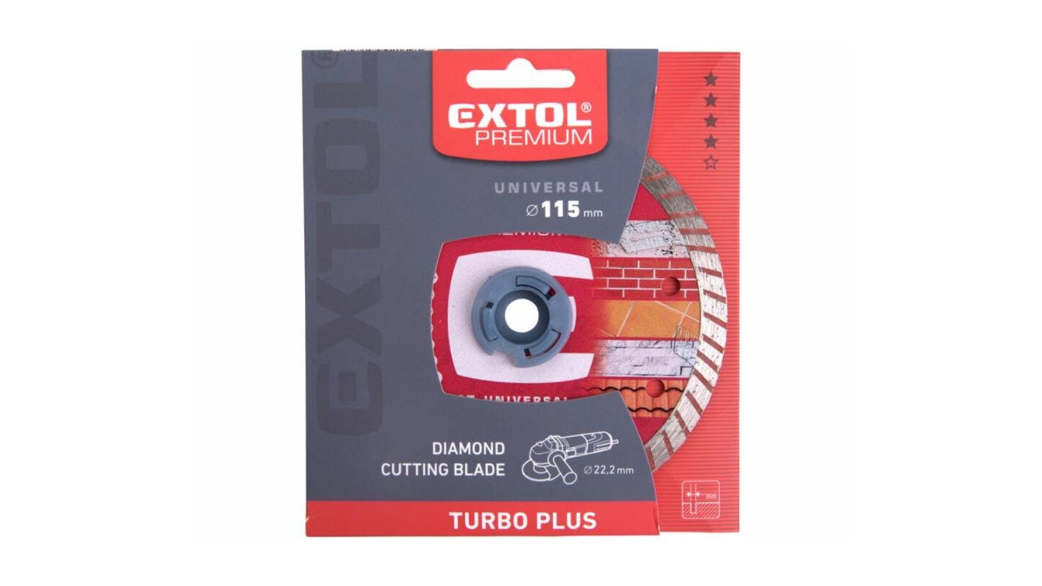 Extol Diamond Wet & Dry Cutting Disk 115mm