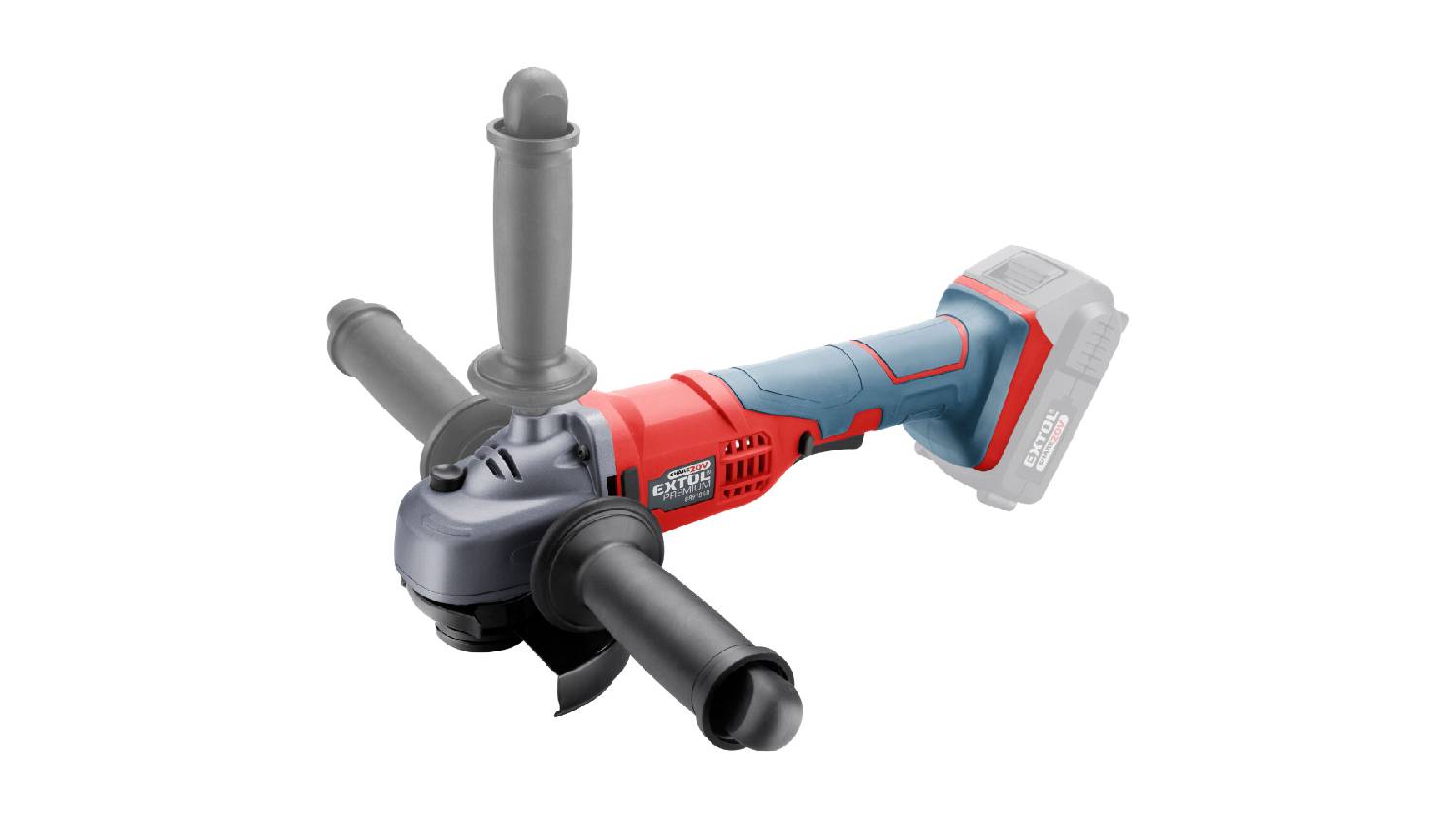 Extol SHARE20V Cordless Angle Grinder 115mm (Skin Only)