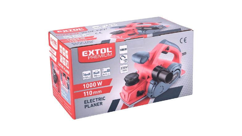 Extol Electric Wood Planer 1000W 110mm