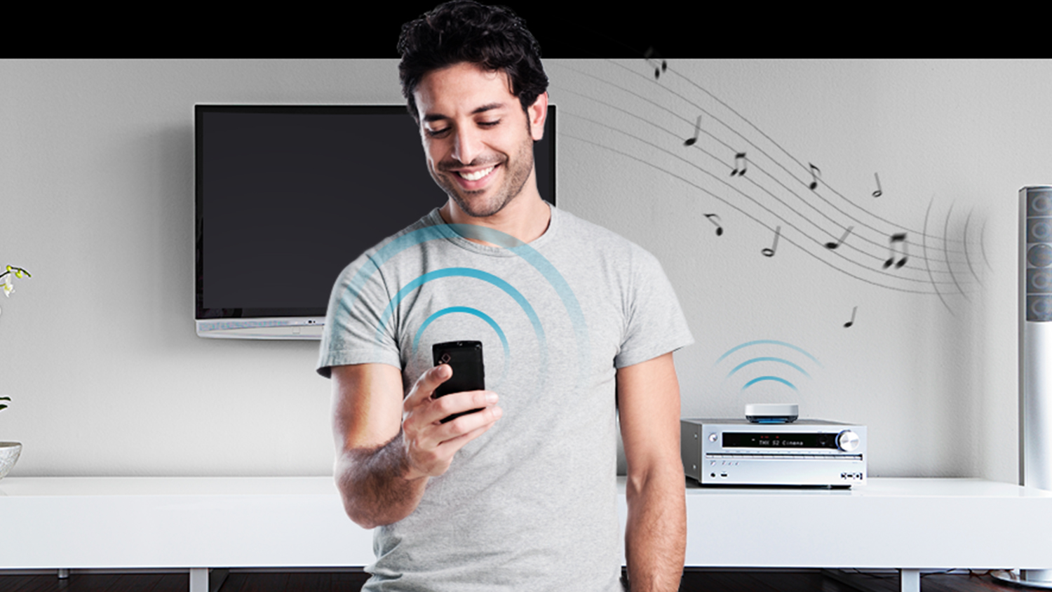 One For All HD Smart Music Receiver - White (SV1820)