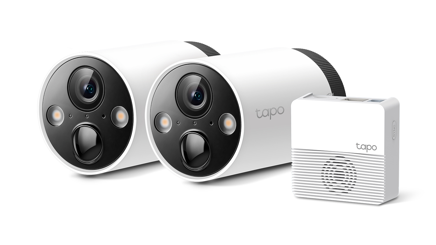 TP-Link Tapo C420S2 2K Indoor/Outdoor Wire-Free Security Camera - 2 Pack with Smart Hub