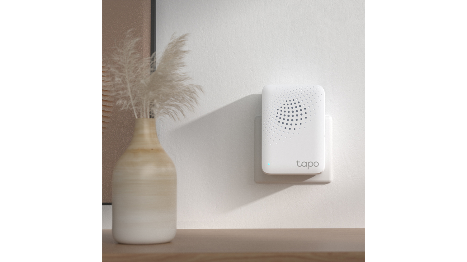 TP-Link Tapo H100 Smart Hub with Chime (Wireless, Motion Detection, Built-in Siren & Alarm)