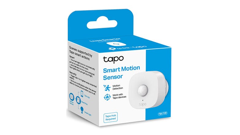 TP-Link Tapo T100 Smart Motion Sensor (Wireless, Motion Detection, Instant Alert, Battery Powered)