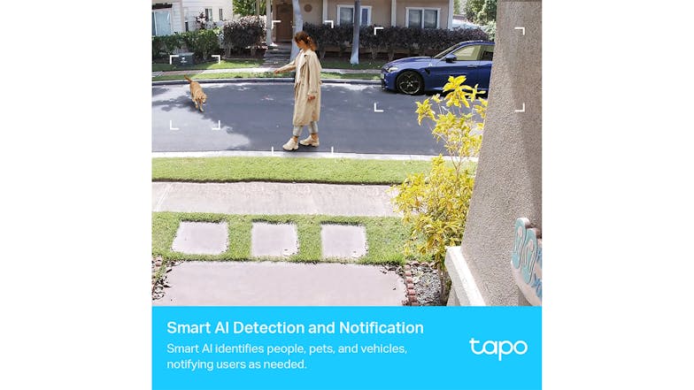 Tp-Link Tapo C420S4 2K Indoor/Outdoor Wire-Free Security Camera - 4 Pack with Smart Hub