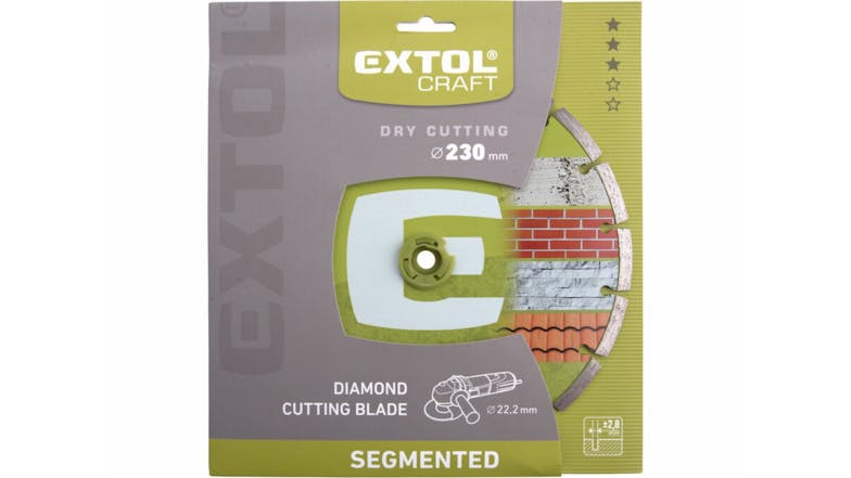 Extol Diamond Dry Cutting Disk Segmented 230mm
