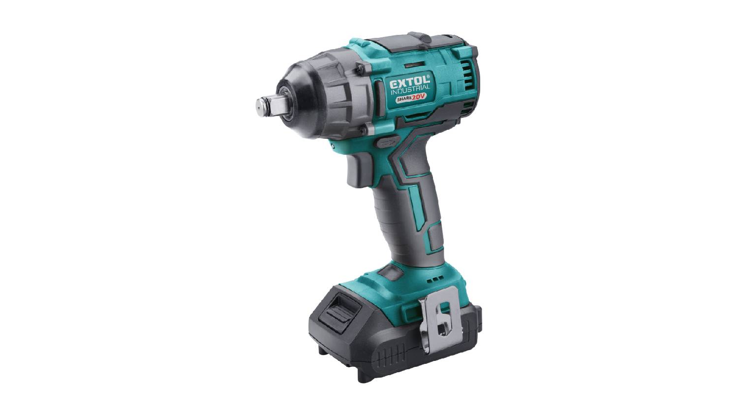 Extol SHARE20V Cordless Brushless Impact Wrench w/ 2000mAh Battery