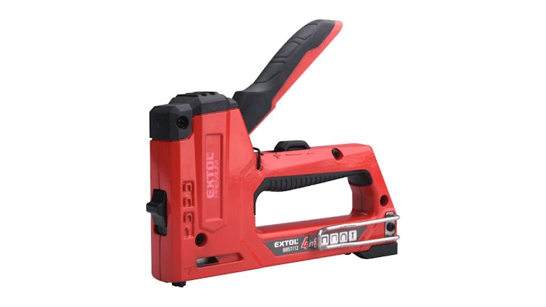 Extol 4-in-1 Staple Gun w/ Force Settings