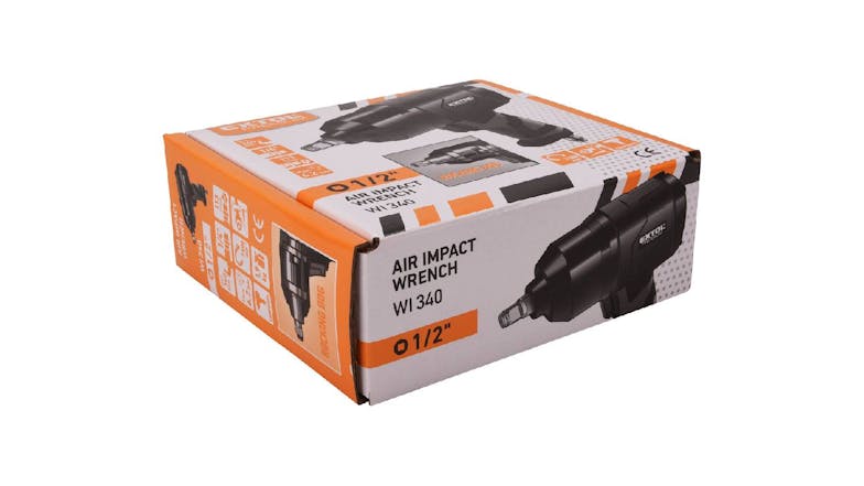 Extol Pneumatic Impact Wrench 1/2" 340Nm Torque