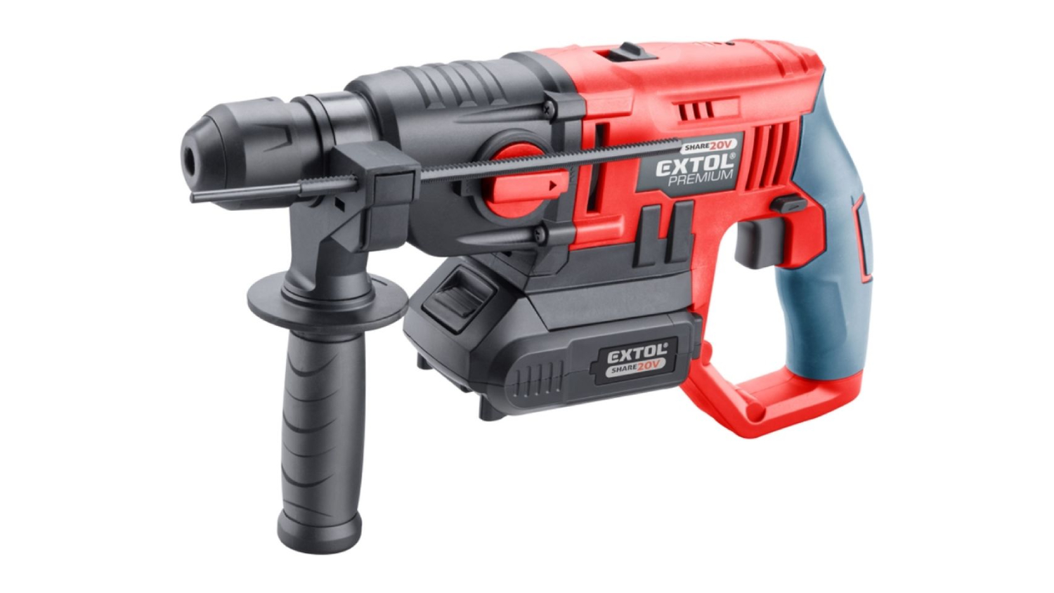 Extol SHARE20V Cordless SDS Rotary Hammer Drill w/ 2000mAh Battery