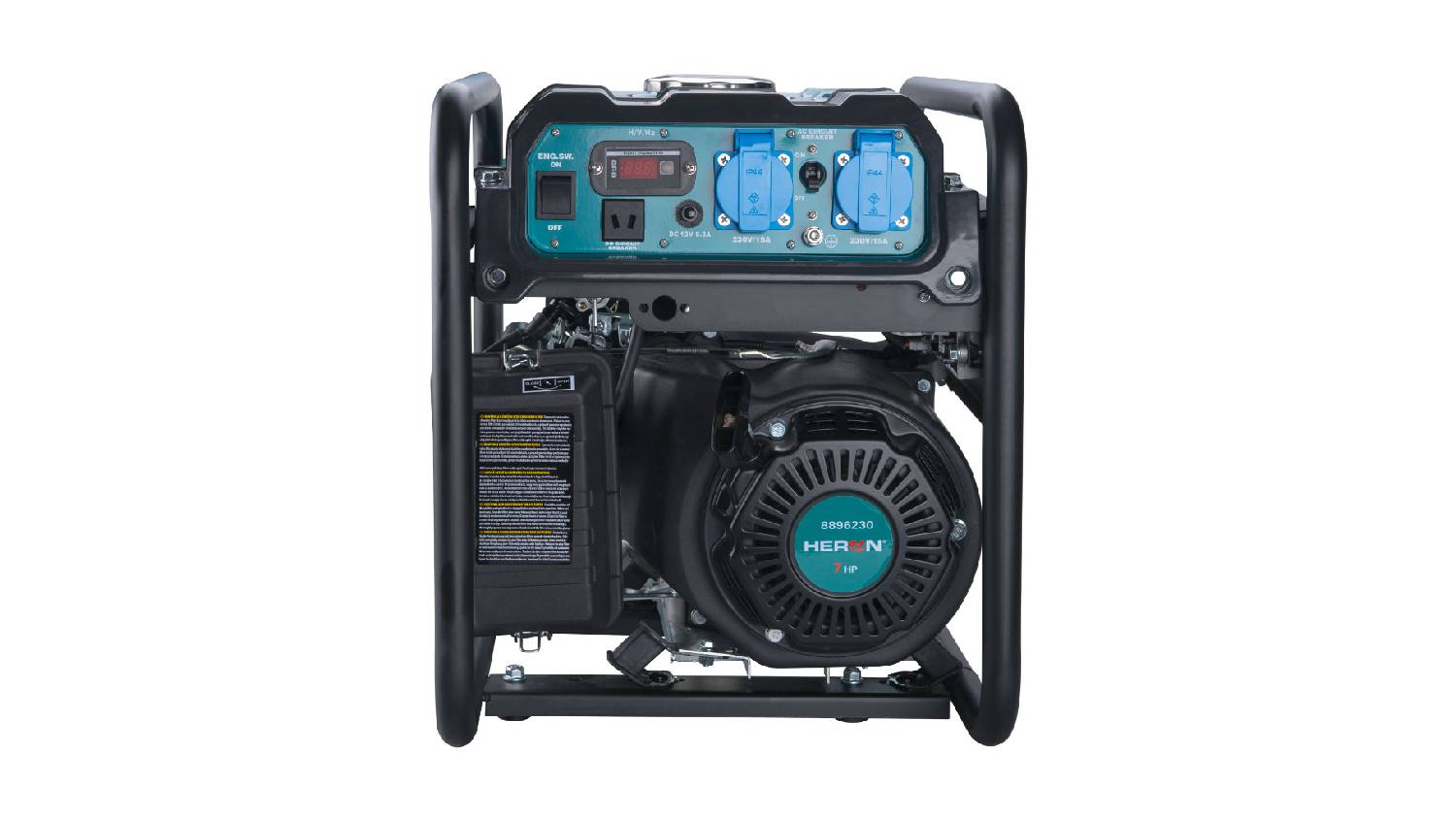 Heron Digital Petrol Generator 7hp 3.7kW
