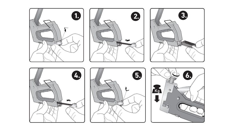 Extol Staple Gun w/ Adjustable Power