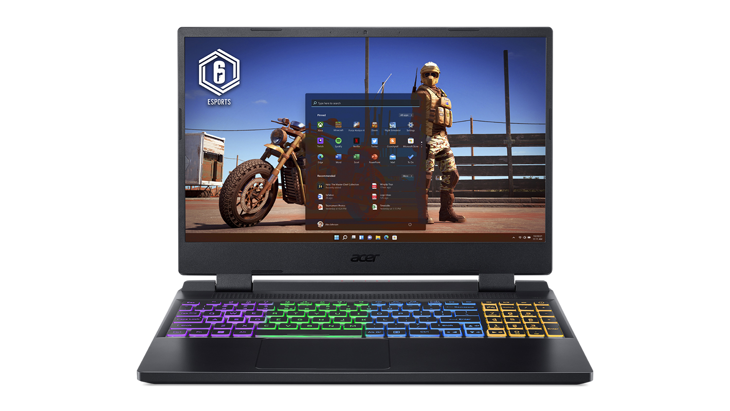 Acer Nitro 5 15.6" Gaming Laptop - Intel Core i7 16GB-RAM 512GB-SSD NVIDIA GeForce RTX 3050 4GB Graphics (AN515-58-72YA)