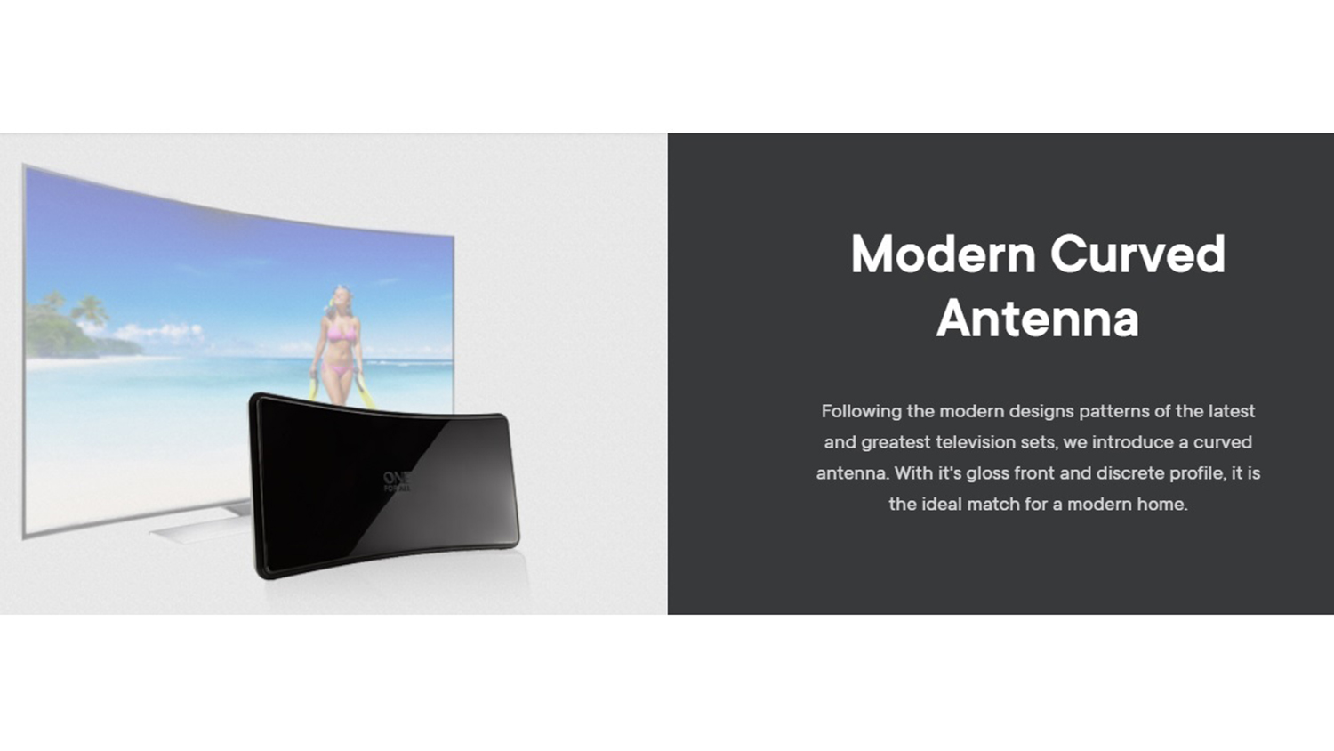 One For All SV9420 Amplified Indoor TV Antenna