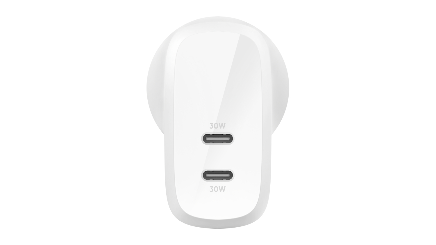 Belkin Boost Charge Pro 60W Dual USB-C Wall Charger with PPS - White