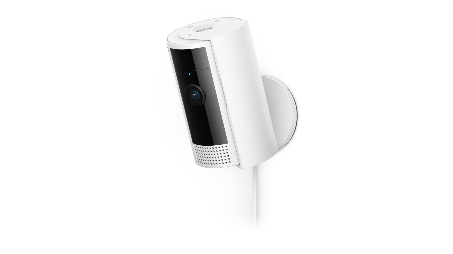 Ring 1080p Indoor Wired Security Camera with Wi-Fi Connectivity - White (2nd Gen)