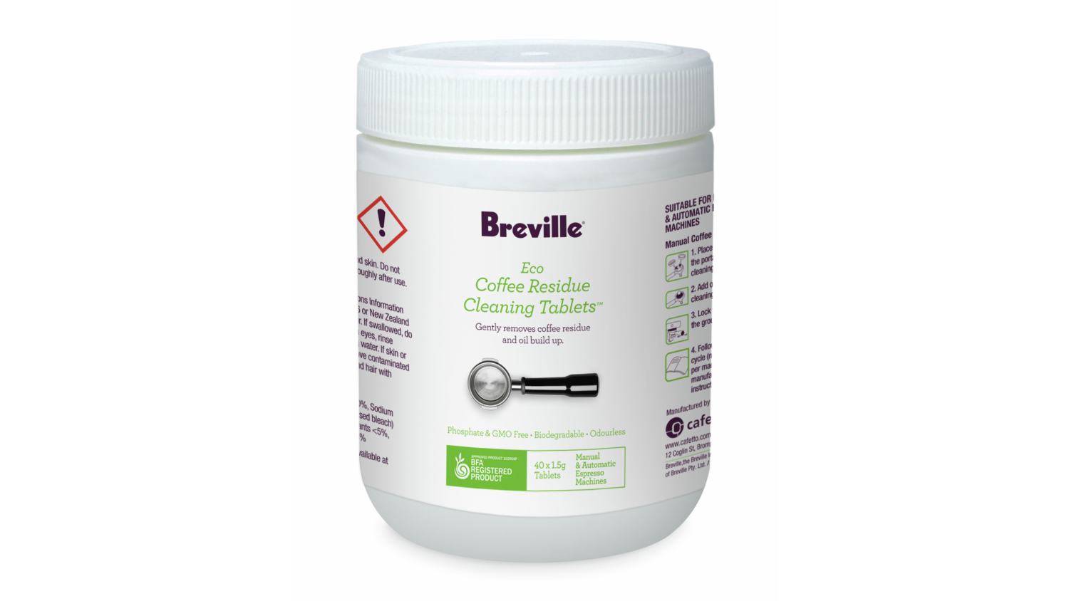 Breville coffee deals machine cleaning