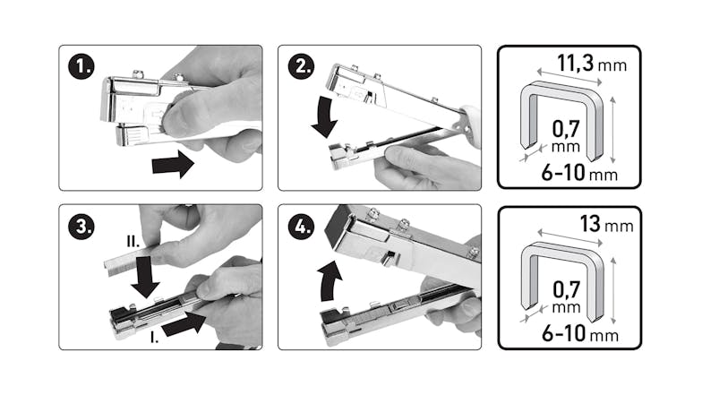 Extol Hammer Tacker .75mm