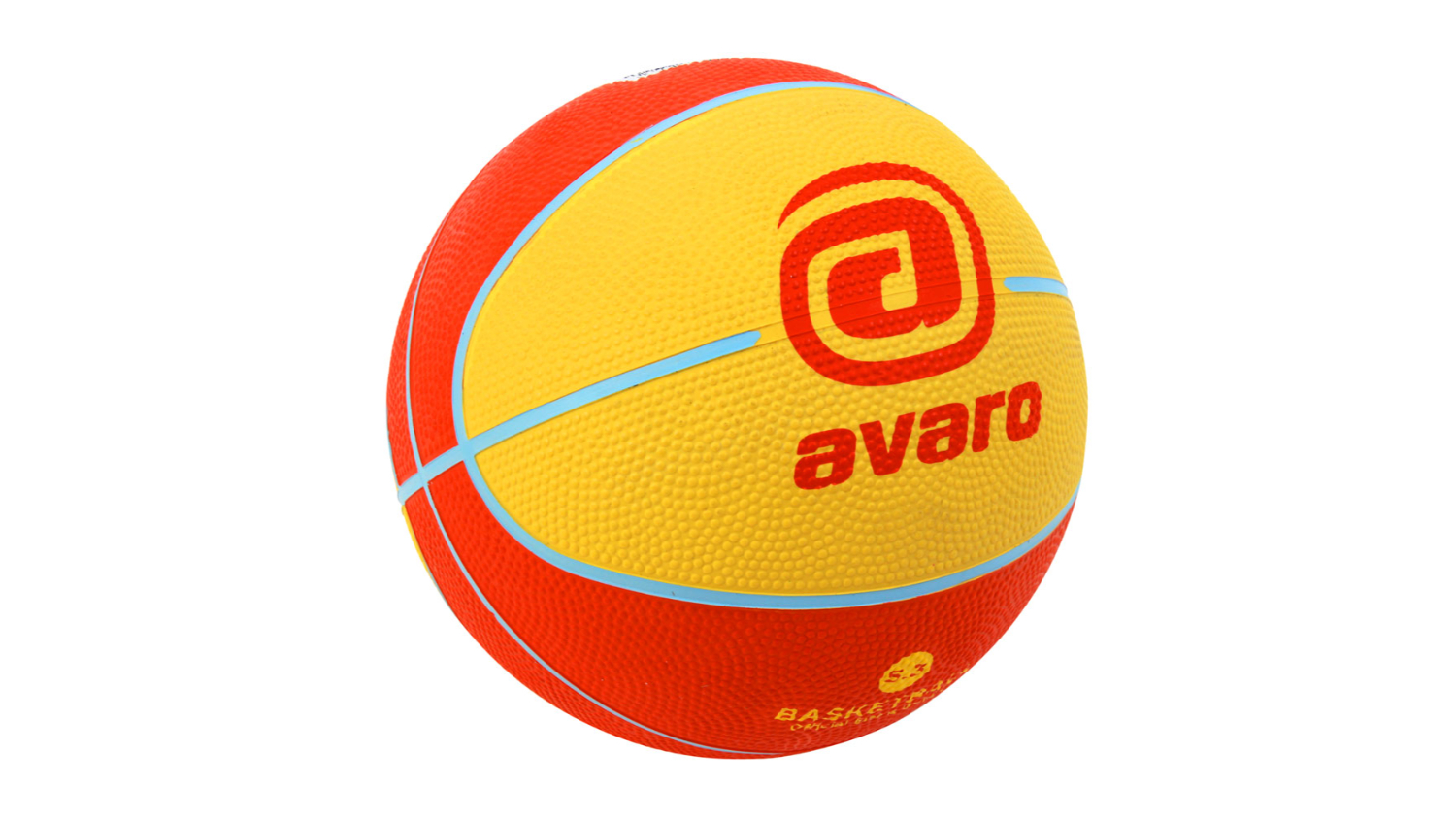 Avaro Club Match Basketball Size 3  - Yellow/Orange