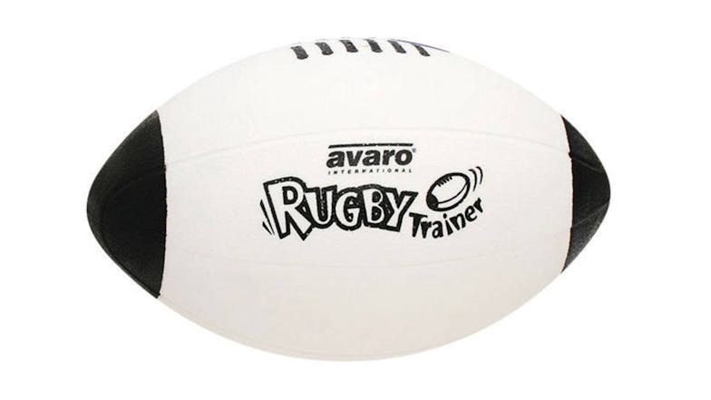 Avaro PVC Rugby Trainer Ball - Black