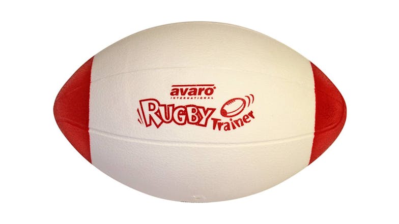 Avaro PVC Rugby Trainer Ball - Red