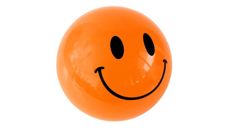 Avaro Smiley Face Ball 18cm - Orange