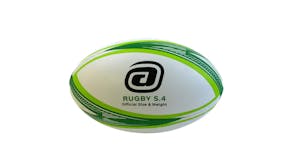 Avaro Club Match Rugby Ball Size 4 - Green/White