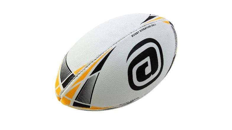 Avaro Mini Rugby Ball - Black/Yellow