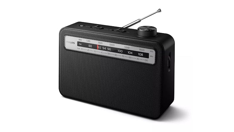 Philips TAR2506/79 MW/FM Portable Radio - Black