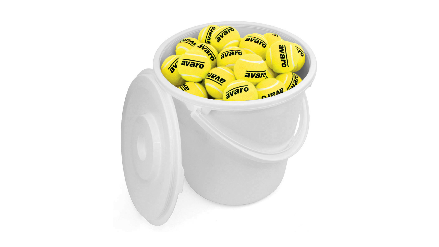 Avaro Tennis Ball Bucket 60pcs. - Classic