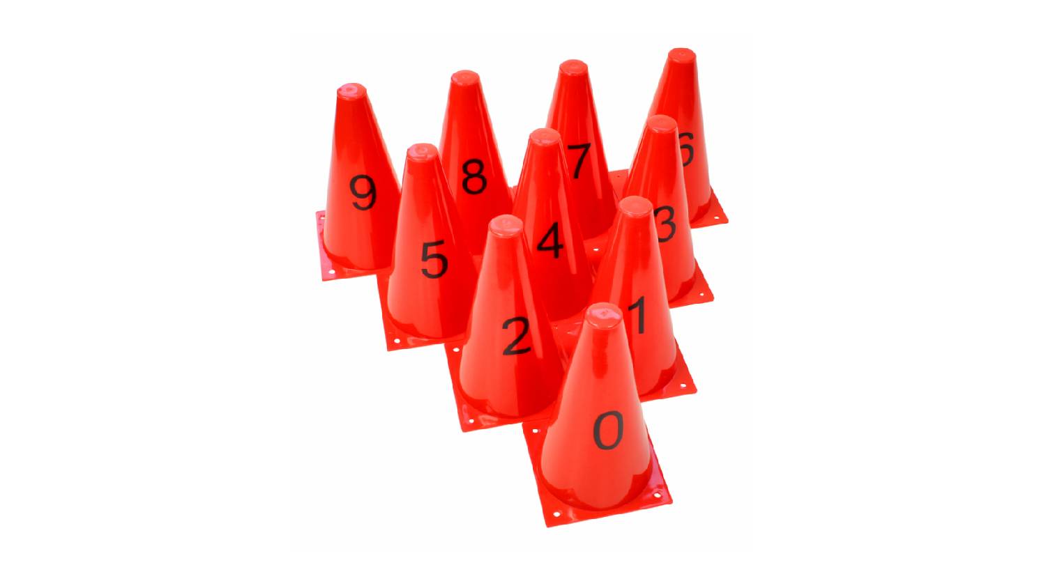 Avaro Numbered Cones 10pcs.