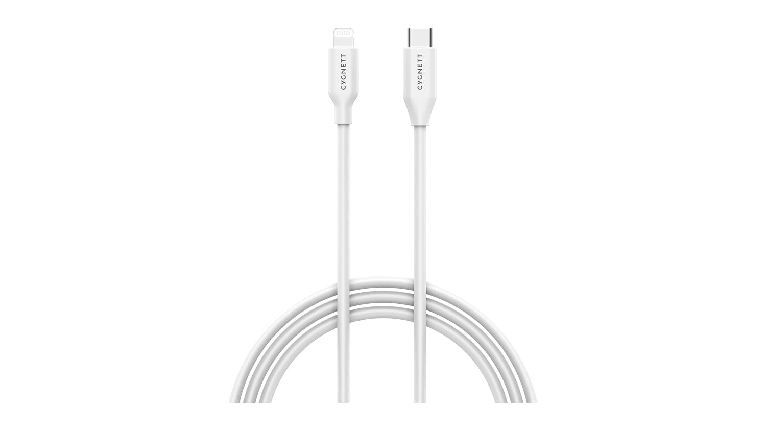 Cygnett Essential Lightning to USB-C Cable 1m - White