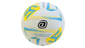 Avaro Rubber Match Netball Size 4 - Blue/Yellow