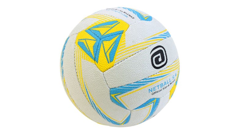 Avaro Rubber Match Netball Size 4 - Blue/Yellow
