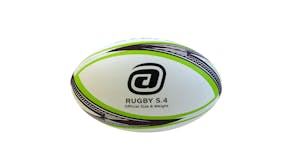 Avaro Club Match Rugby Ball Size 4 - Purple/Green/White