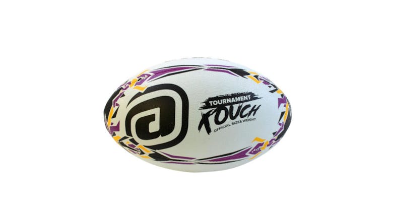 Avaro Touch Rugby Tournament Ball - Purple/Yellow